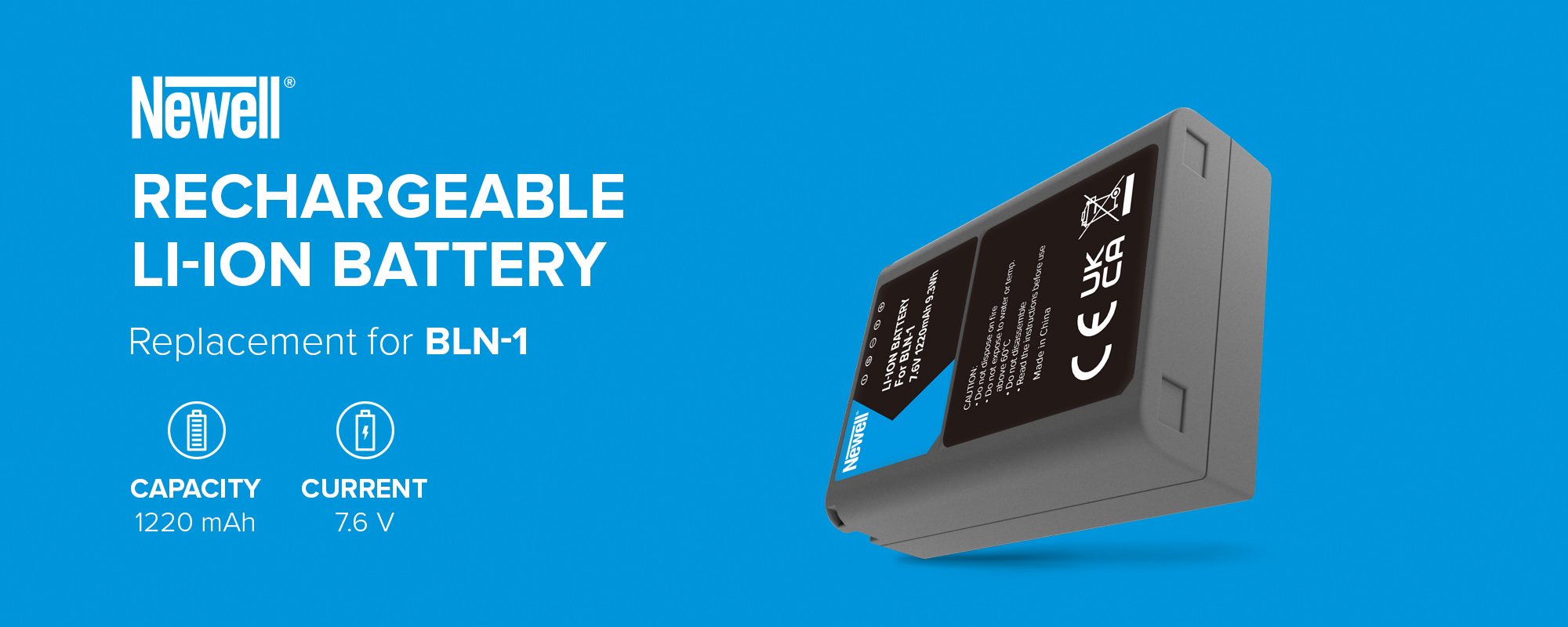 Akumulator Newell zamiennik BLN-1 do Olympus